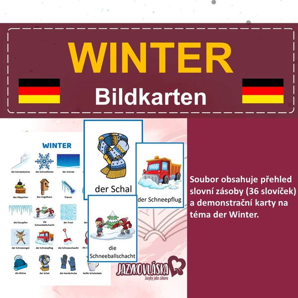 Winter Bildkarten