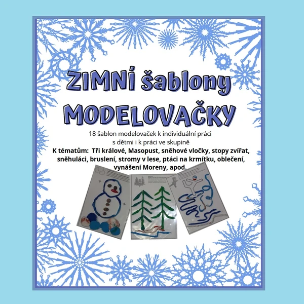 Šablony - ZIMNÍ MODELOVAČKY