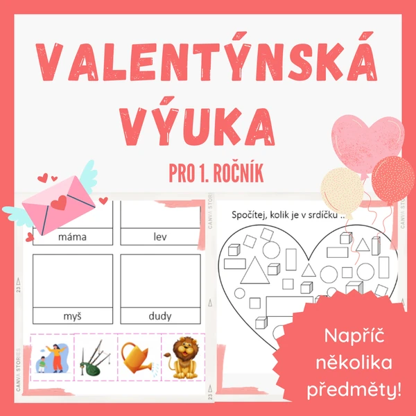 Valentýnská výuka pro 1. ročník