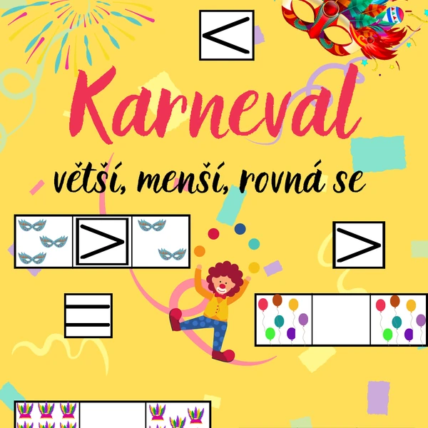 VĚTŠÍ, MENŠÍ, ROVNÁ SE 