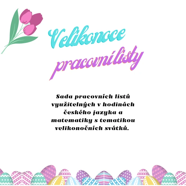 Velikonoce - pracovní listy