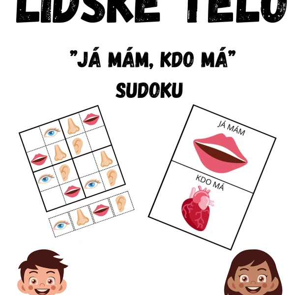 Lidské tělo - “Já mám, kdo má?”, SUDOKU
