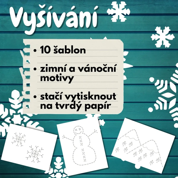 Zimní vyšívání