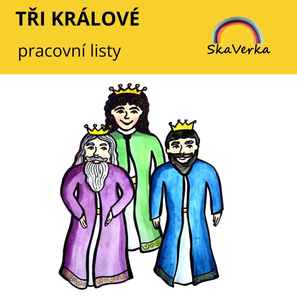 Pracovní listy TŘI KRÁLOVÉ