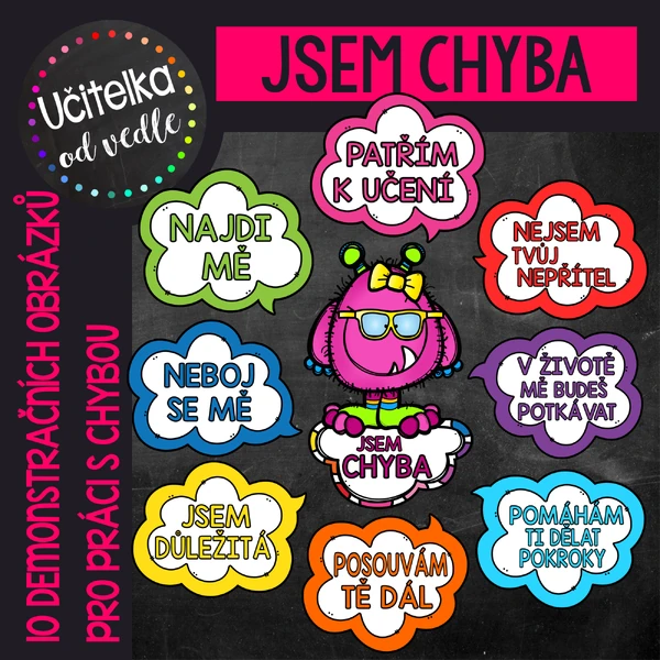 JSEM CHYBA - PRÁCE S CHYBOU