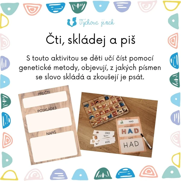 Čti, skládej a piš