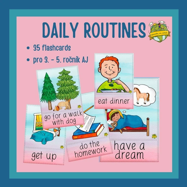 DAILY ROUTINES - flashcards