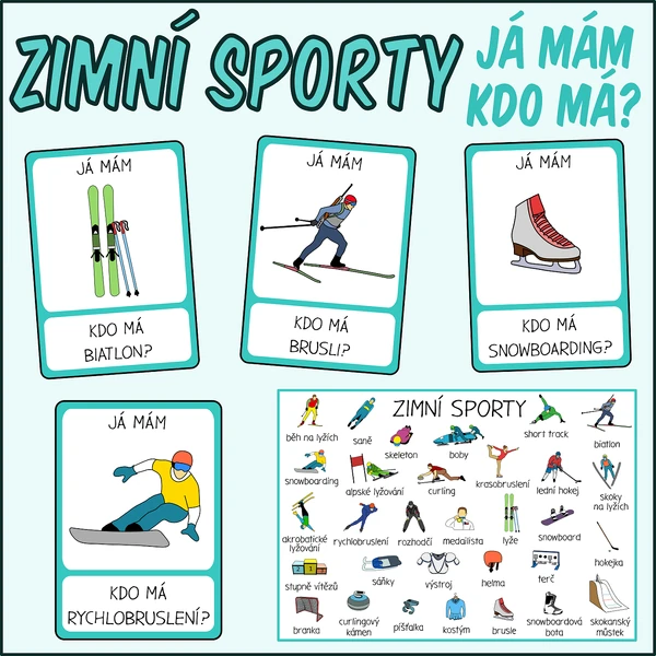 Já mám, kdo má? - Zimní sporty