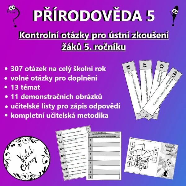 PŘÍRODOVĚDA 5: Kontrolní otázky pro ústní zkoušení žáků 5. ročníku