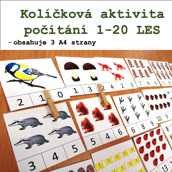 Počítání 1 - 20 LES