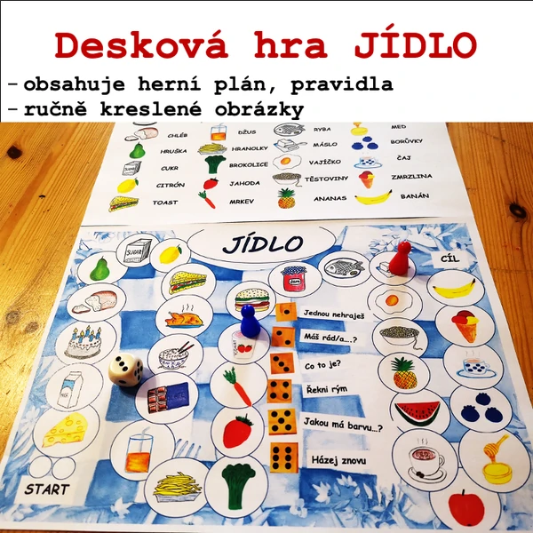 Desková hra - Jídlo