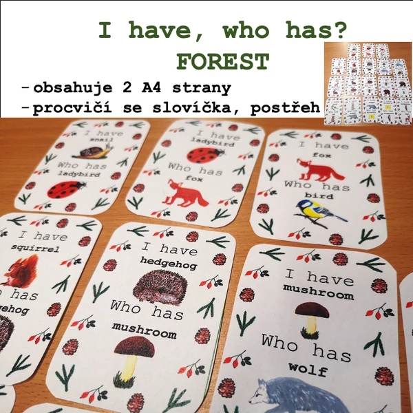 I have, who has? Forest