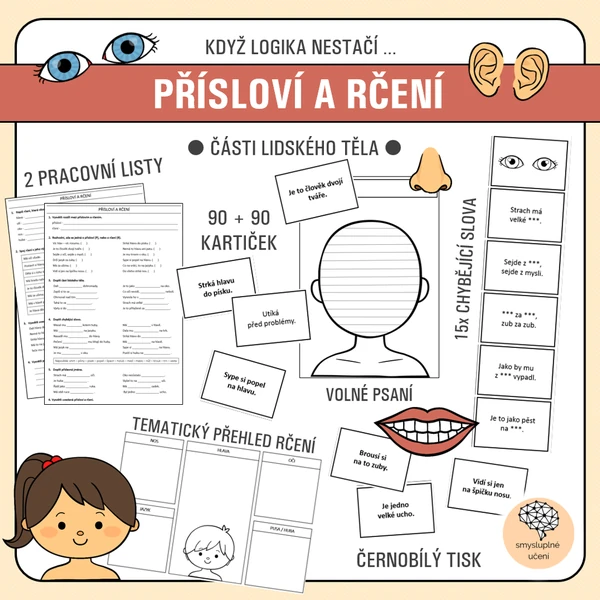 Přísloví a rčení - lidské tělo