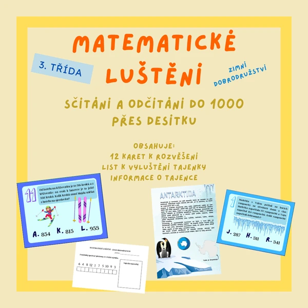 Matematické lušťovky - zima