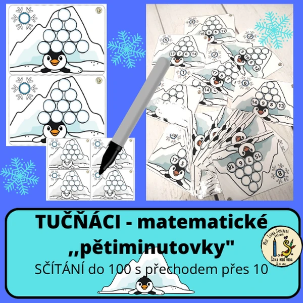 Tučňáci matematické ,,pětiminutovky"