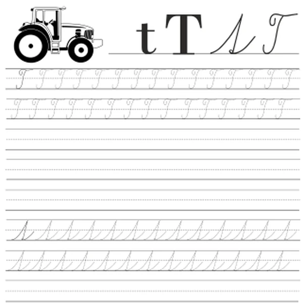 Písanka psacích písmen