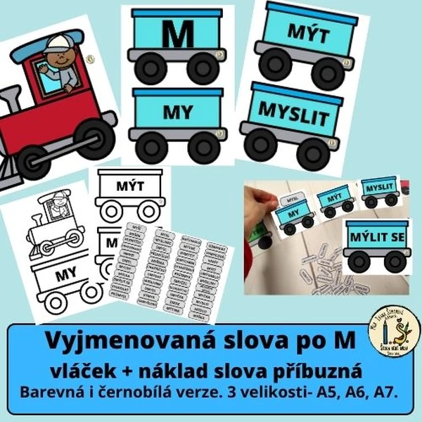 Vyjmenovaná slova po M - vláček