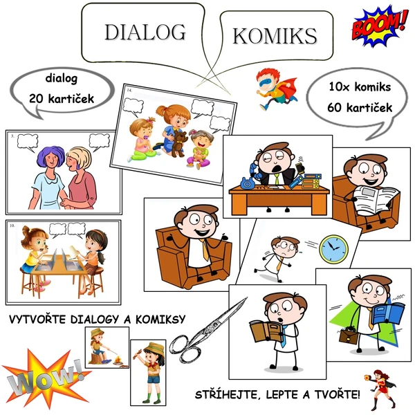 Dialogy a komiksy