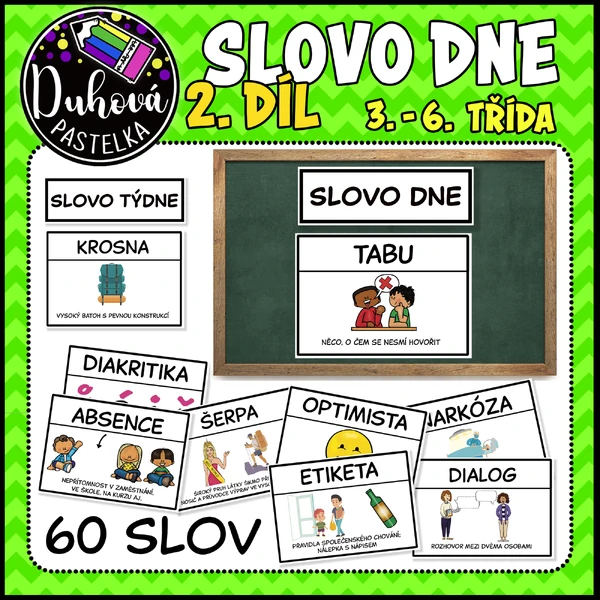 SLOVO DNE - 2. DÍL - rozšiřování slovní zásoby