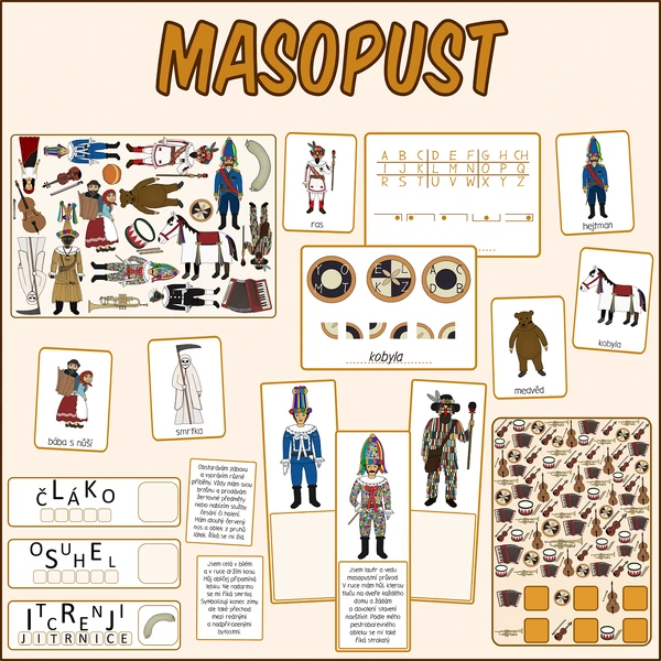 Masopust - Sada aktivit