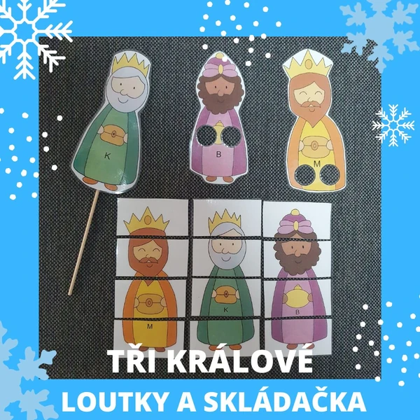 Legenda o Třech králích s loutkami a skládačkou