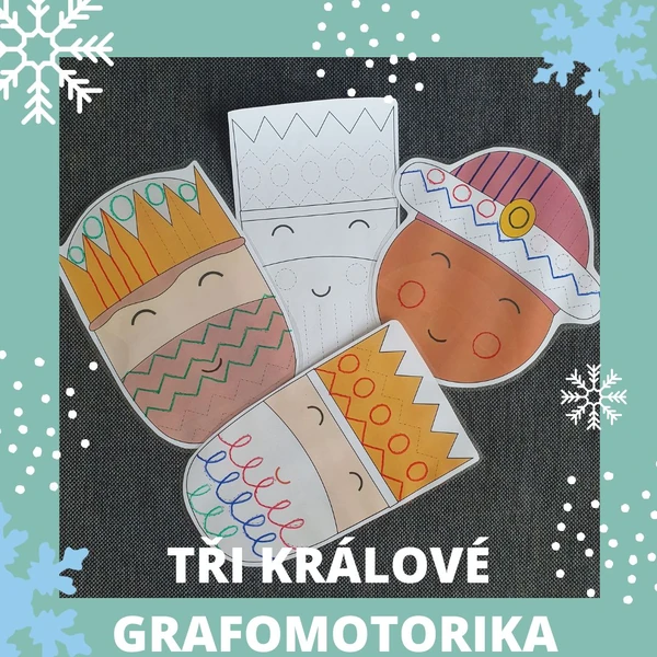 Tříkrálovská legenda, grafomotorika a stříhání