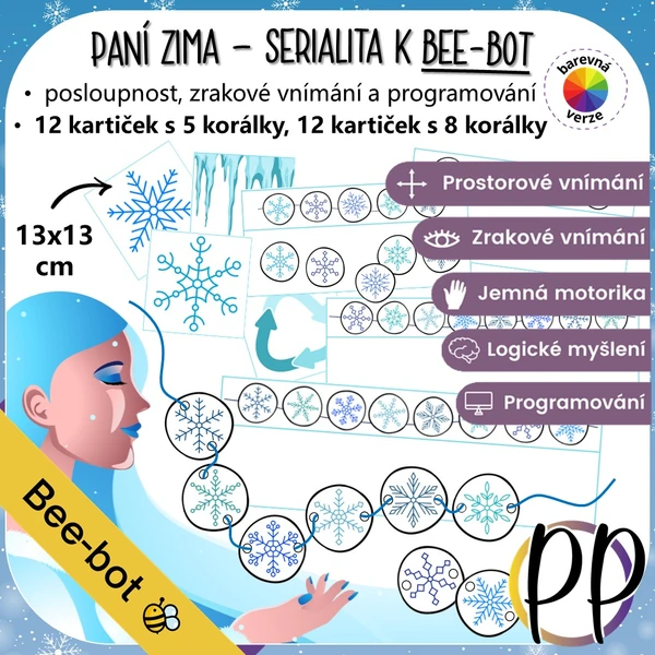 Paní Zima - serialita k Bee-bot