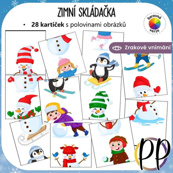 Zimní skládačka