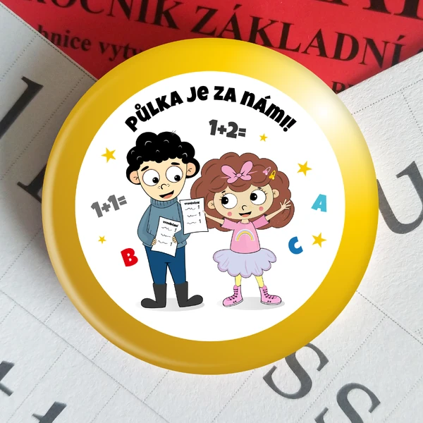 Motivační medaile - Dárek k pololetí