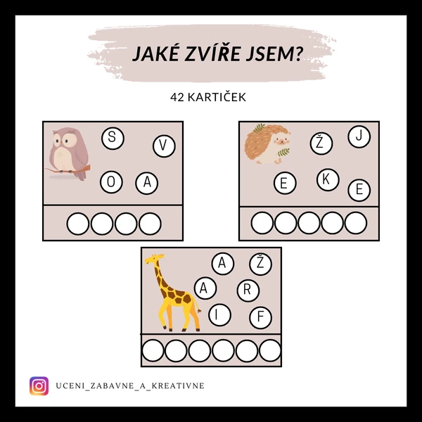 Jaké zvíře jsem?