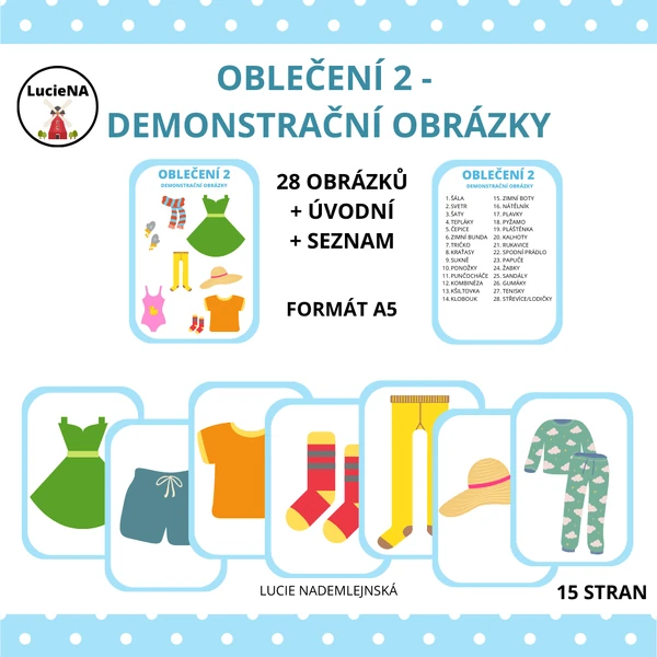 OBLEČENÍ 2 - DEMONSTRAČNÍ OBRÁZKY