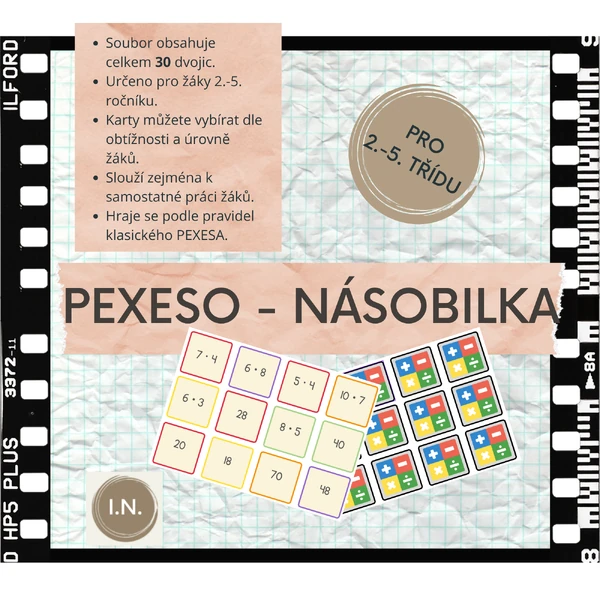 Pexeso násobilka