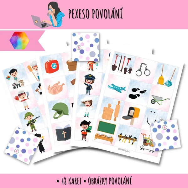 Pexeso - povolání
