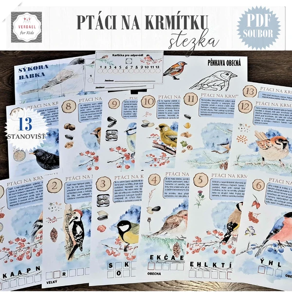 PTÁCI NA KRMÍTKU