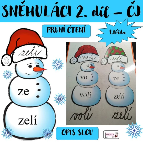 Sněhuláci - první čtení 2. díl 