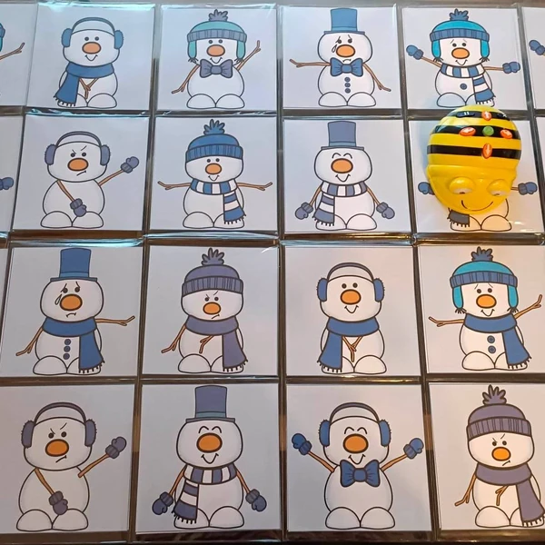 Sněhuláččí dvojice s Bee-Botem