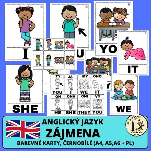 Zájmena (ANGLIČTINA)
