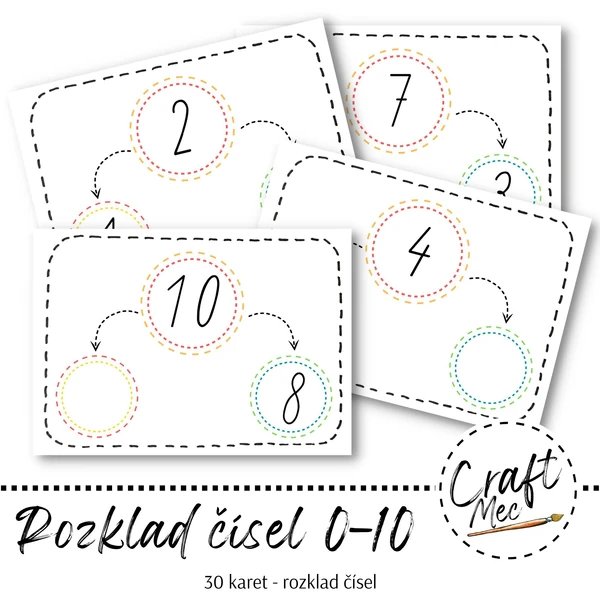 ROZKLAD ČÍSEL 1-10