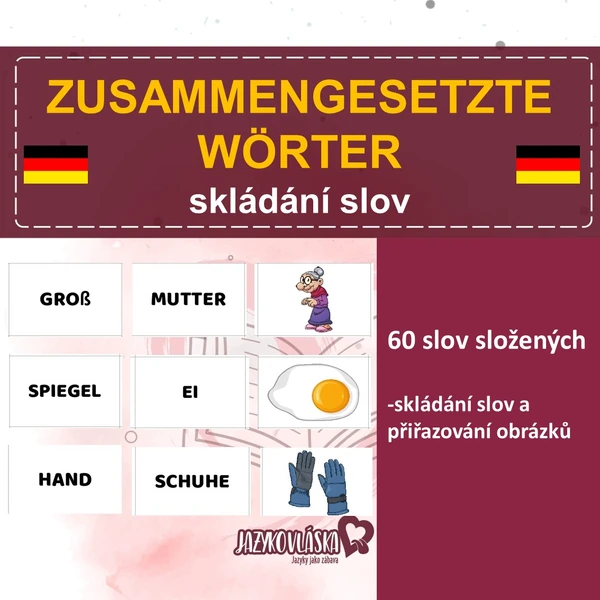 Zusammengesetzte Wörter skládání slov