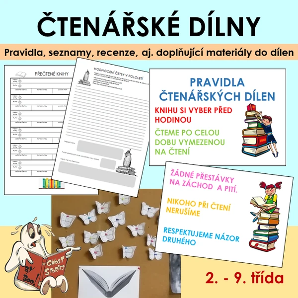Čtenářské dílny - doplňující materiál