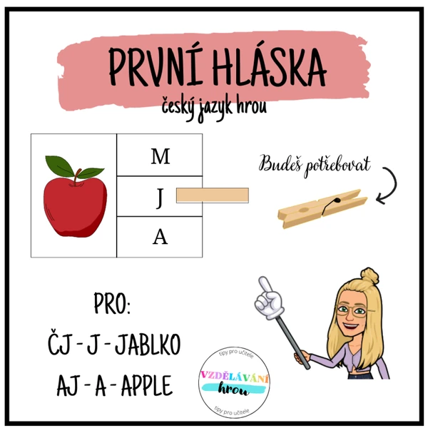 Počáteční hláska - kolíčkování