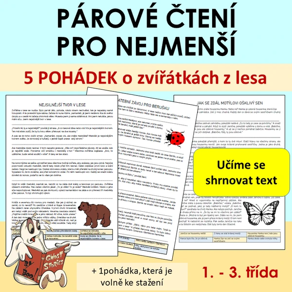 Párové čtení pro 1. - 3. ročník