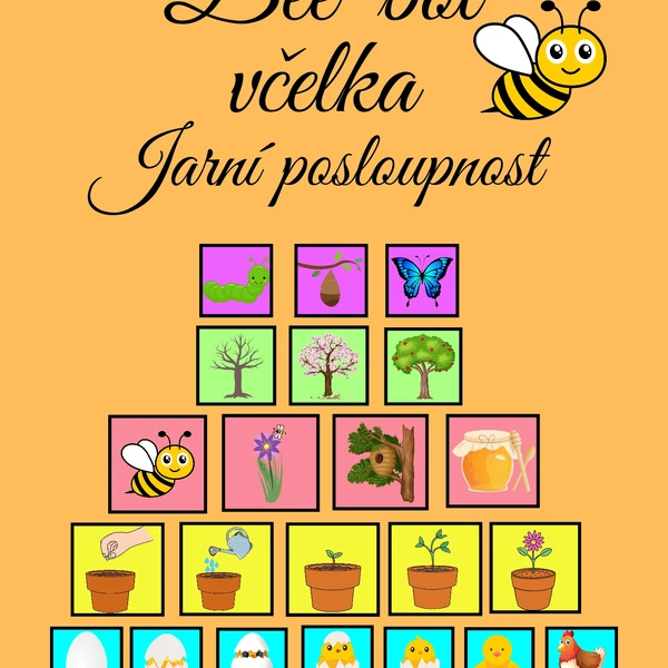🐝BEE-BOT VČELKA 🐝 jarní posloupnost