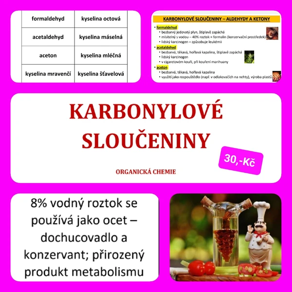 KARBONYLOVÉ SLOUČENINY