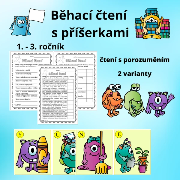 Běhací čtení s příšerkami