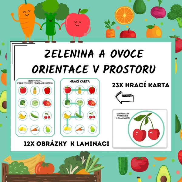 Ovoce a zelenin - CESTIČKA