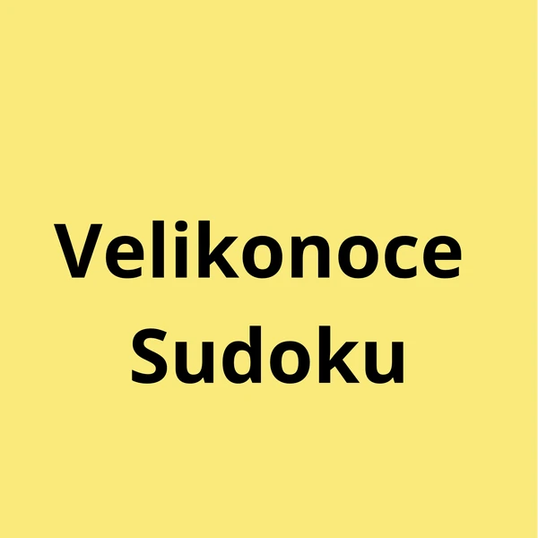 Velikonoční obrázkové sudoku
