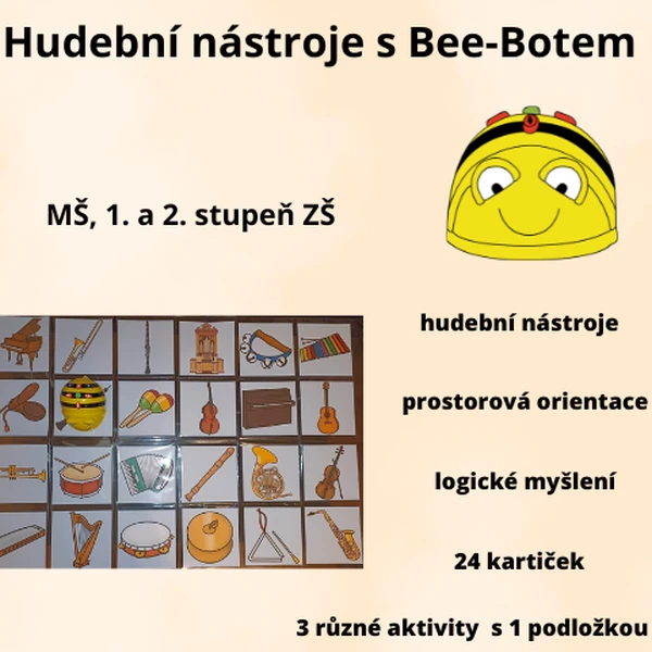 Hudební nástroje s Bee-Botem