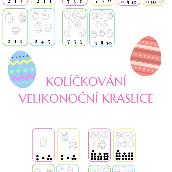 Kolíčkování - Velikonoční kraslice