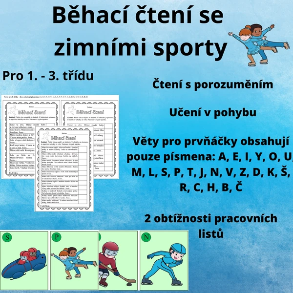 Běhací čtení se zimními sporty